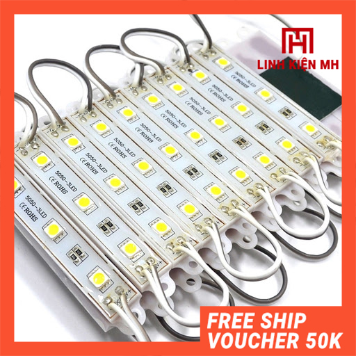 10 Thanh Led Quảng Cáo Led Hắt Sáng 5054 12V - 3 Bóng Siêu Sáng