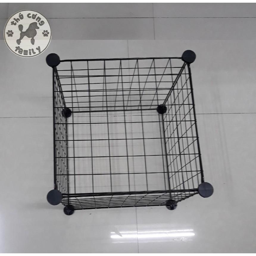 [HCM]Combo Miếng ghép chuồng quây đa năng 4 Tấm + 8 chốt nốt - Family Pets