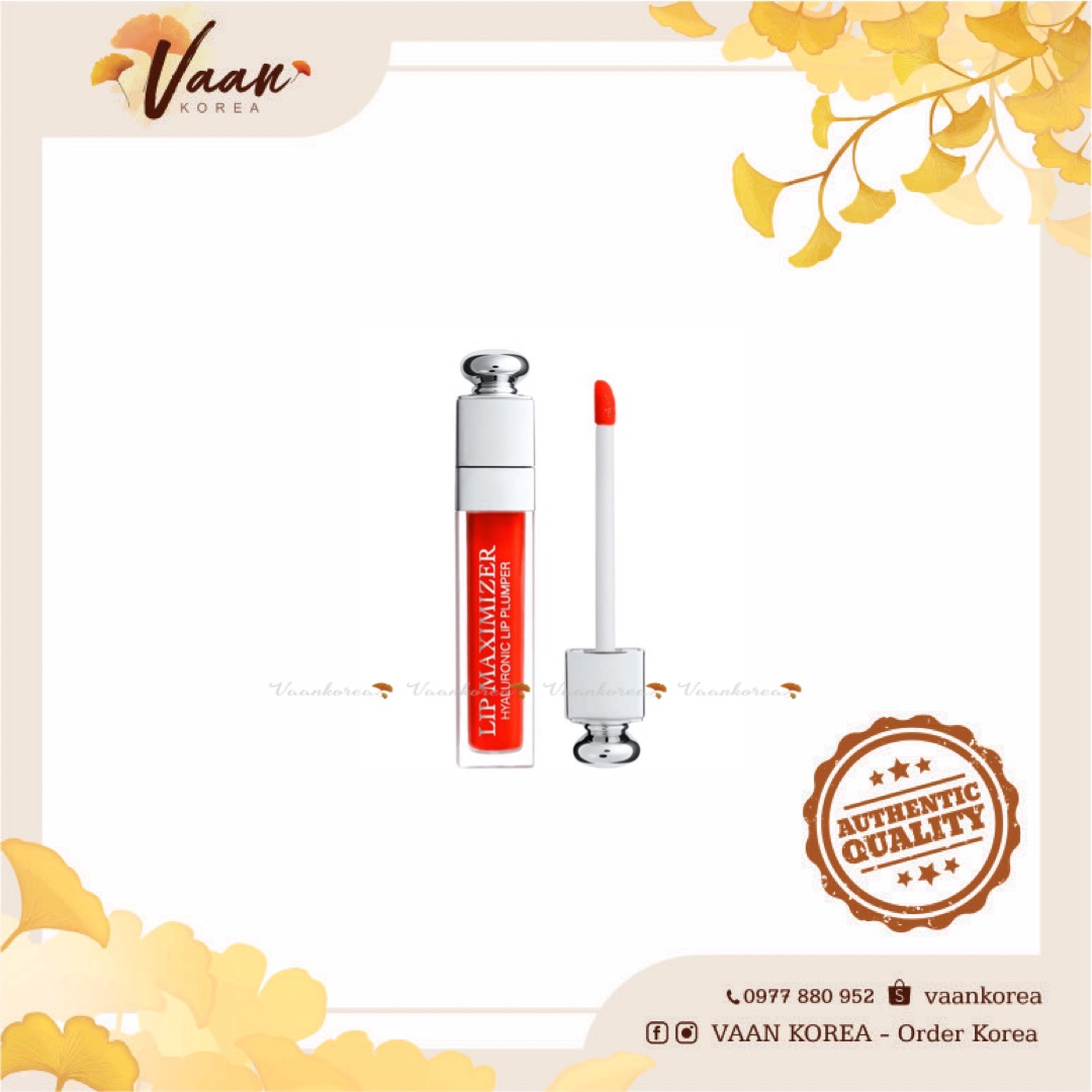 Son dưỡng Dior Maximizer Hyaluronic Lip Plumper màu 015 Cherry