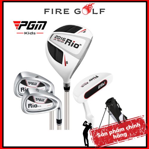 Bộ gậy golf trẻ em PGM RIO JRTG004 túi da (4 gậy) CHÍNH HÃNG phù hợp với mọi lứa tuổi của bé