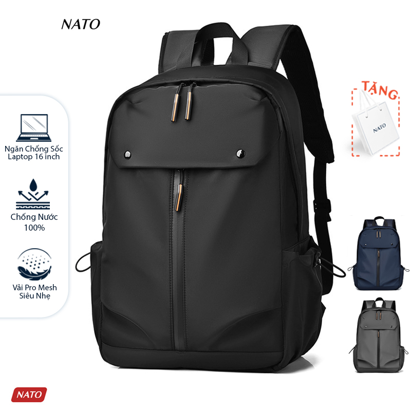 Balo NATO Global - Backpack Sợi Vải ProMesh Deluxe Ba Lô Laptop Nam Nữ Đẹp