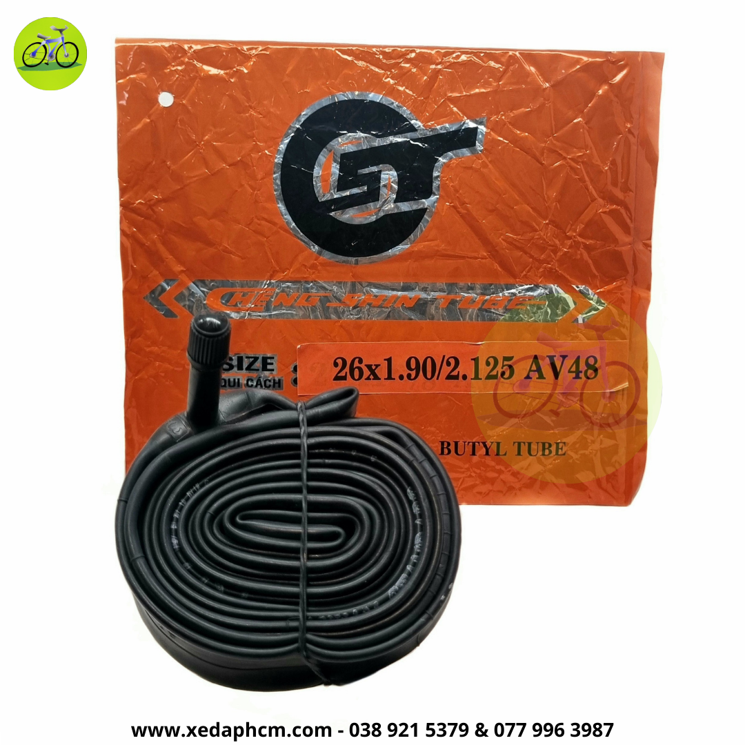Ruột xe đạp săm chengshin 26-27x1.3/8 - 20-24-26x1.5/1.75/1.95/2.125 av32-48mm van xe máy