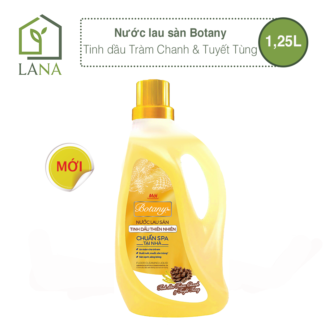 [MỚI] Nước Lau Sàn Botany Tinh Dầu Tràm Chanh & Tuyết Tùng Chính Hãng 1.25 Lít