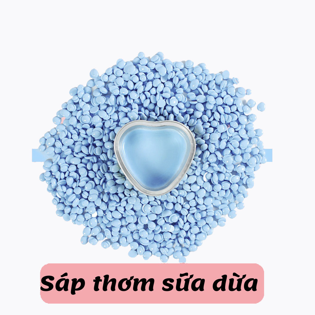 Sáp wax lông cao cấp siêu ăn lông mùi thơm sáp sữa dừa sáp trong suốt có nhũ bám lông tốt