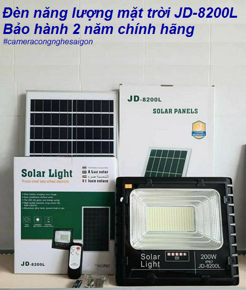 [HCM]ĐÈN 200W JD-8200(JD-8200L) ĐÈN LẮP SÂN vườn mẫu mới năm 2020