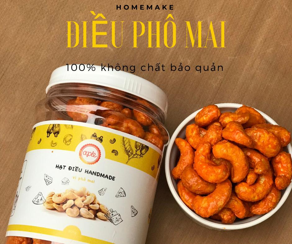 Apie hạt điều tẩm vị phô mai usa - hộp 200gr