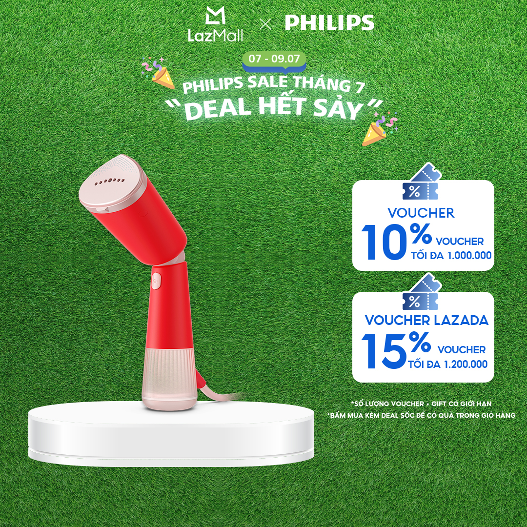 Bàn Ủi Hơi Nước Cầm Tay Philips STH5020/40 |1400W - Hàng Chính Hãng