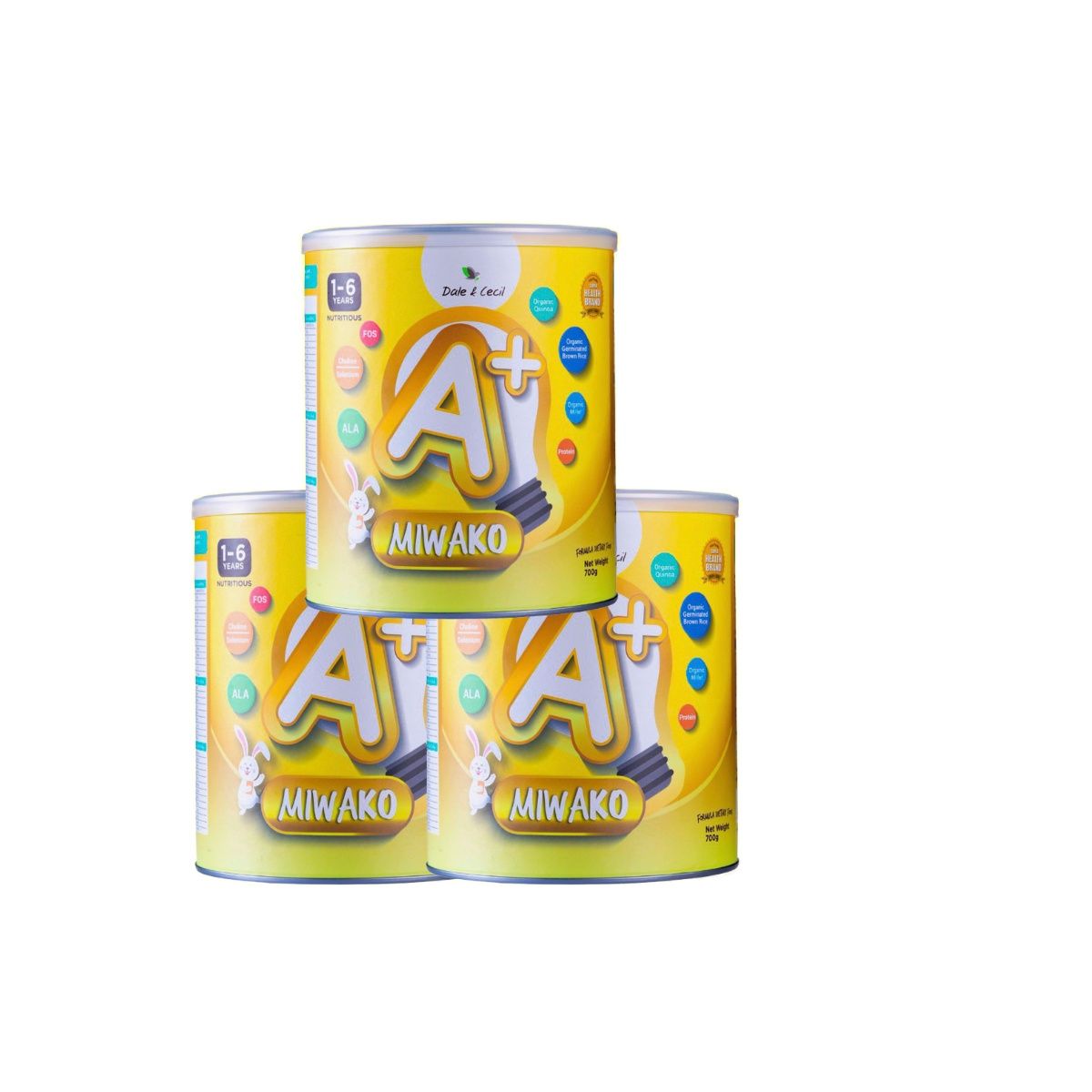 Sữa Miwako A+ Vị Vani Hộp 700gr, Bổ Sung Dinh Dưỡng Hoàn Chỉnh Cho Bé, Phát Triển Trí Não, Đề Kháng Khỏe - Miwako Việt Nam - 4