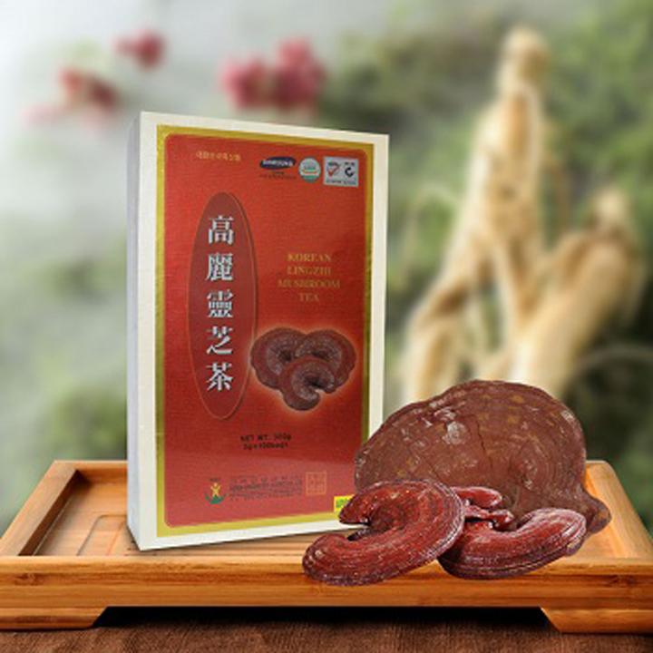 Trà linh chi bio hàn quốc 300gr - 100 gói x 3gr