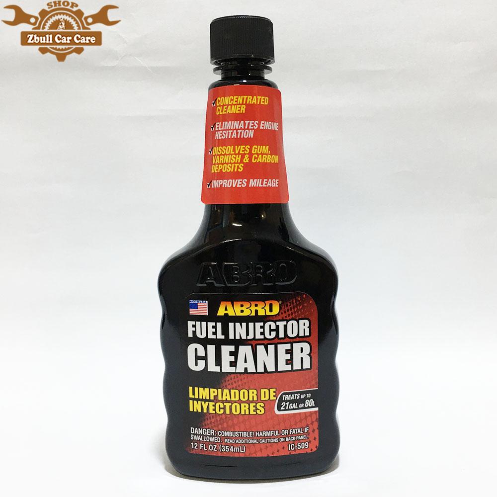 Làm sạch kim phun động cơ xăng abro fuel inject0r cleaner 354ml