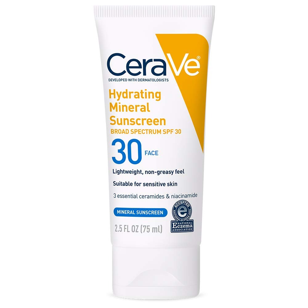Kem Chống Nắng CeraVe Mineral Sunscreen Lotion for Face with Zinc Oxide SPF 30