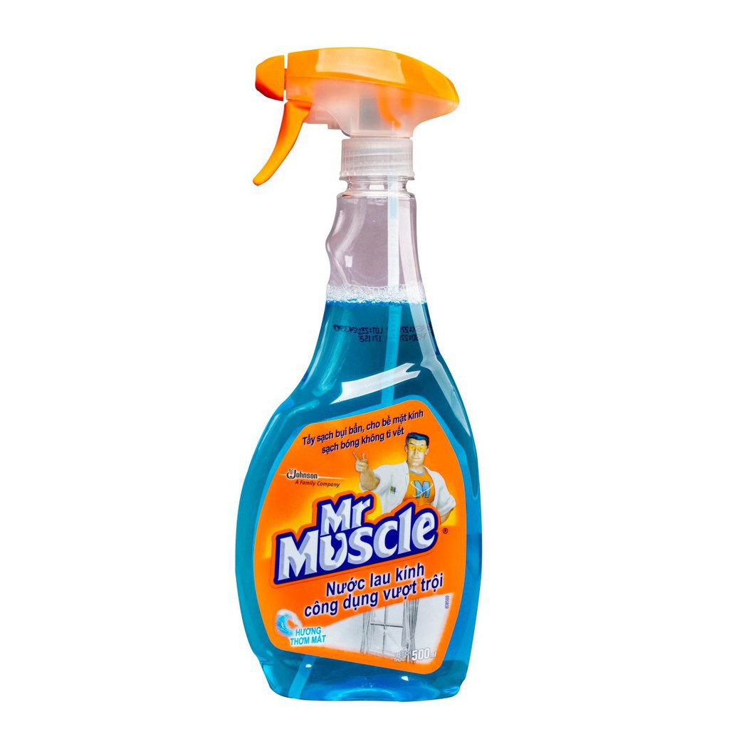 Combo 2 chai lau kính mr muscle 500ml