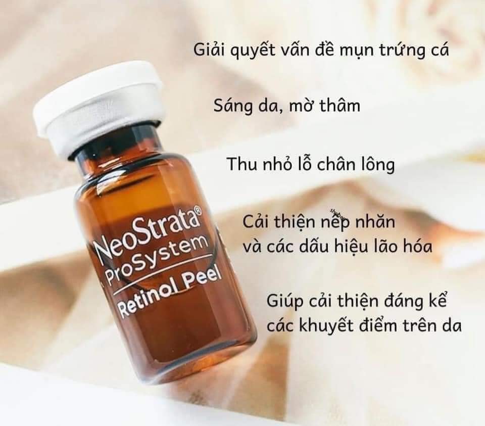 Peel da giảm nếp nhăn sạm da NeoStrata ProSystem Re--tinol Peel 1.5ml