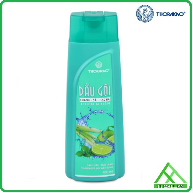 Dầu Gội Thorakao Chanh Sả Bạc Hà 400ml