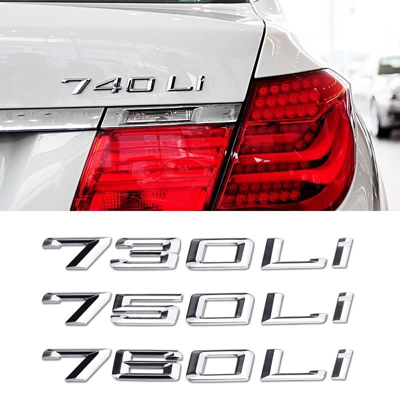 BMW Mới Và Cũ 7 Nhãn Dán Xe  730LI 740LI 750LI 760LI  Dấu Sau Khi Dịch Chuyển