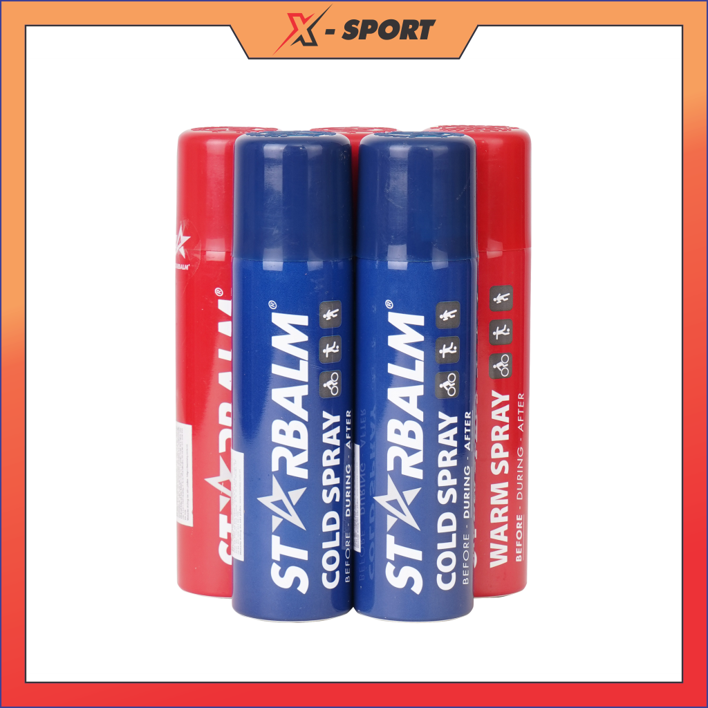 Xịt giảm đau, xịt lạnh chấn thương starbalm giảm đau tức thì