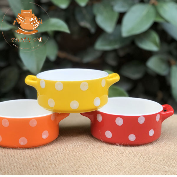 Bát ăn dặm cho bé, cốc làm caramen hình chiếc nồi nhỏ xinh