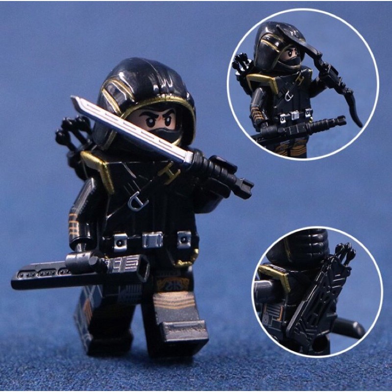 Lego minh mô hình nhân vật Ronin Hawkeye nhân vật Marvel