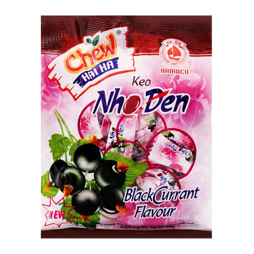 Kẹo chew hải hà: vị nho đen/ đậu đỏ/ khoai môn