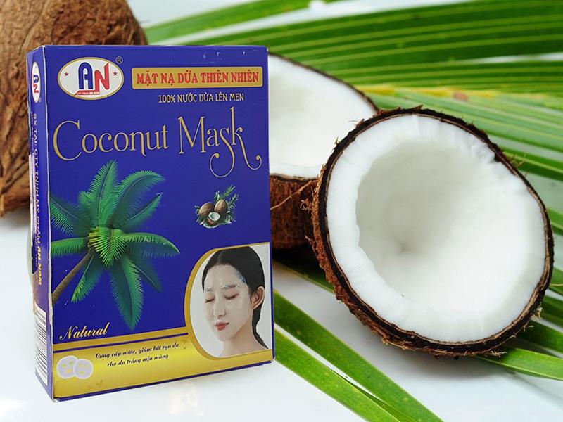 Hộp 10 miếng Mặt nạ dừa thiên nhiên