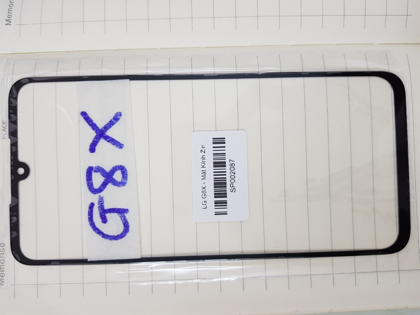 Kính lg g8x
