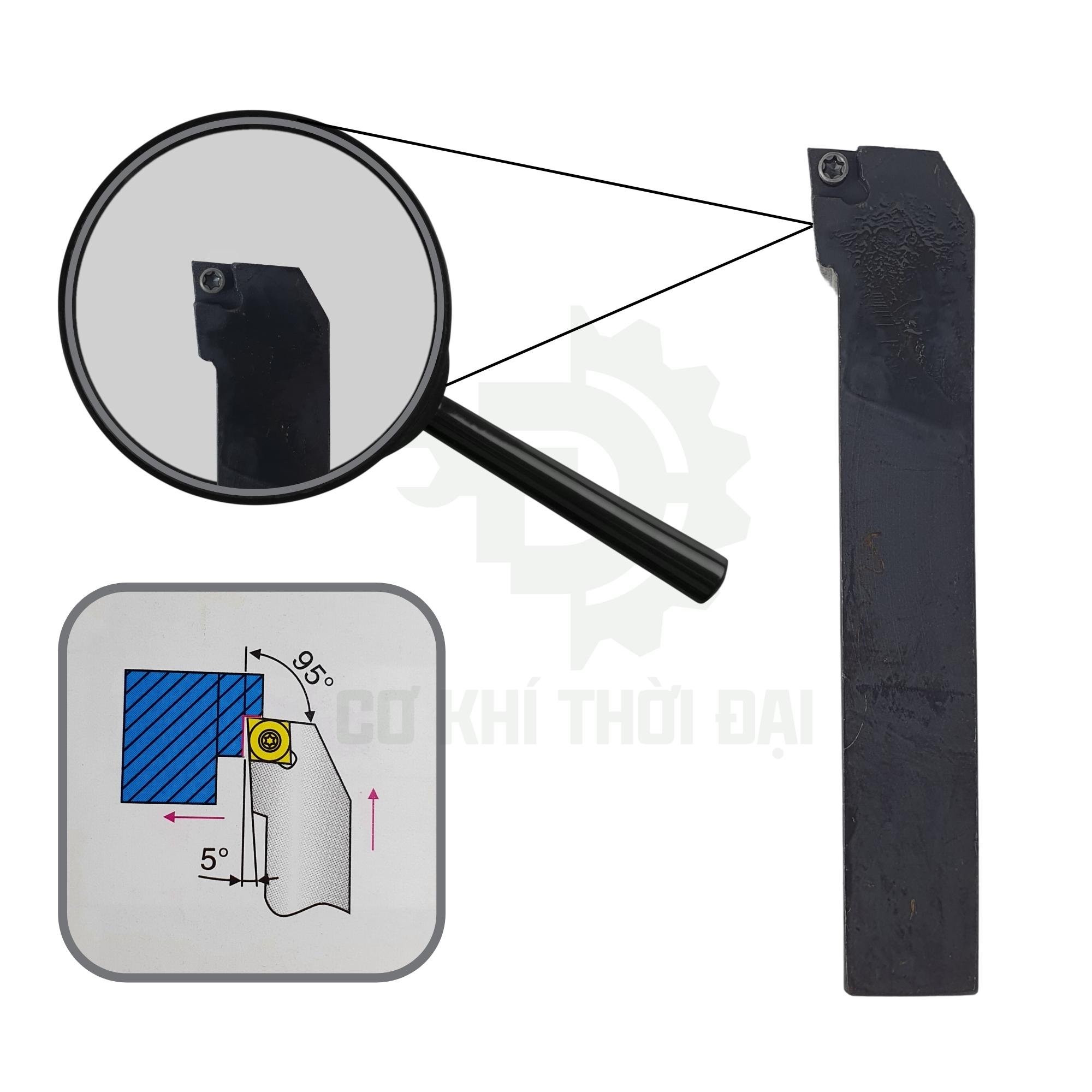 CÁN DAO TIỆN CNC MINI 10 12 16 SCLCR1010H06 SCLCR1212H06 VÀ SCLCR1616H06 TIỆN GÓC 95  ĐỘ LẮP MẢNH CC06