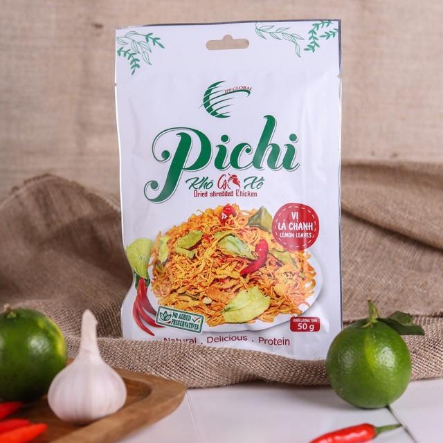 Khô gà xé vị lá chanh đặc biệt 50g Pichi