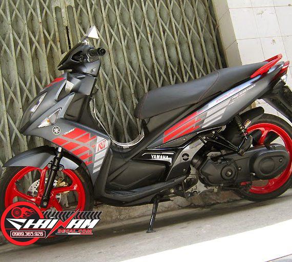 Tem Trùm Nouvo LX Bạc Đỏ Trắng