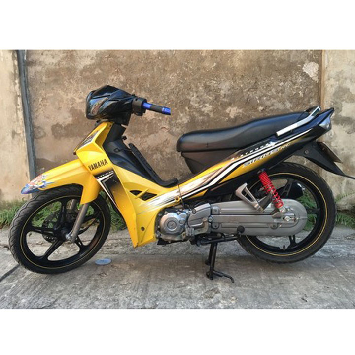 [TẶNG TEM] Bộ dàn áo - dàn mủ nhựa nguyên sinh ABS xe SIRIUS màu VÀNG - có TẶNG BỘ TEM cao cấp, độ xe máy siêu chất