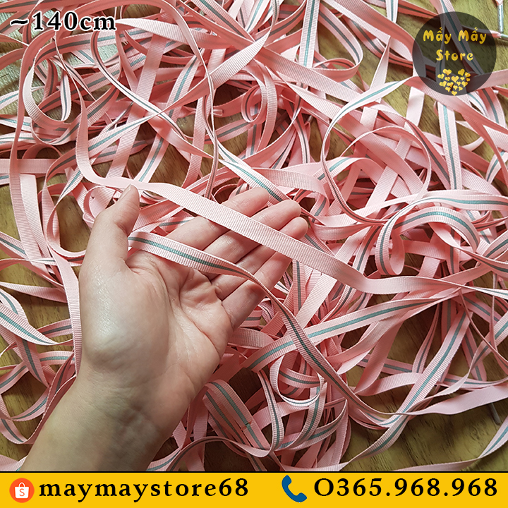 Dây Giày Phản Quang Dẹt Màu Hồng Cam ~1m4