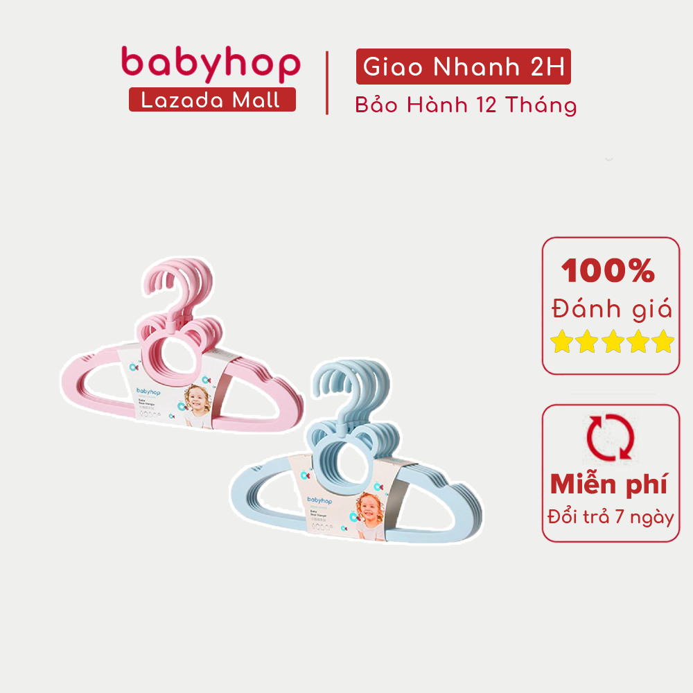 Set 5 móc quần áo cho bé Babyhop