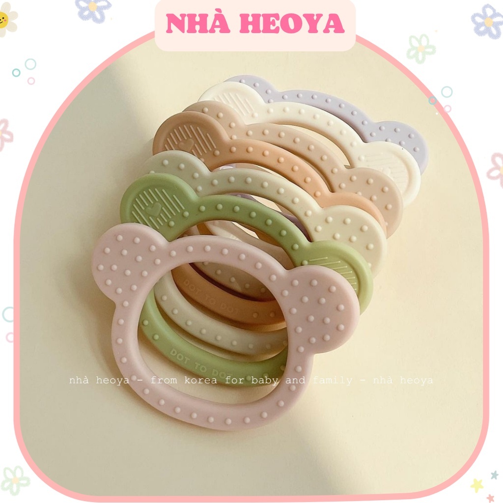 Gặm nướu gấu silicone dottodot made in korea