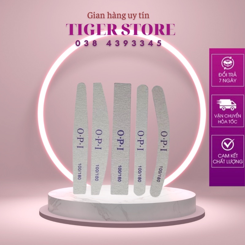 Dũa móng tay OPI nhiều hình dáng - Nail Store