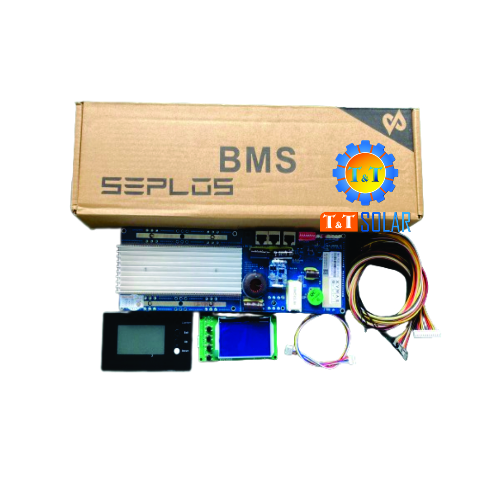 Mạch BMS Seplos có giao tiếp 100A (có màn hình, bluetooth)