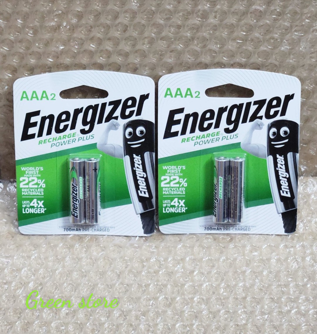 Combo 4 viên pin sạc AAA 700mAh 1.2V Energizer Recharge Power Plus - Made in Japan
