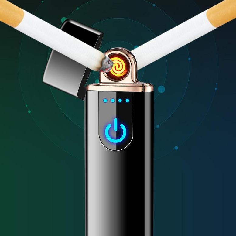 Bật lửa cảm ứng không dùng gas nạp sạc USB