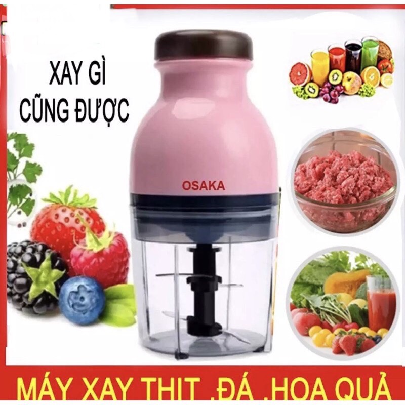 [CAO CẤP] MÁY XAY OSAKA Xay Thịt, Xay Đá, Xay Hoa Quả, Xay Sinh Tố Đa Năng - Máy Xay Tỏi Ớt Mini