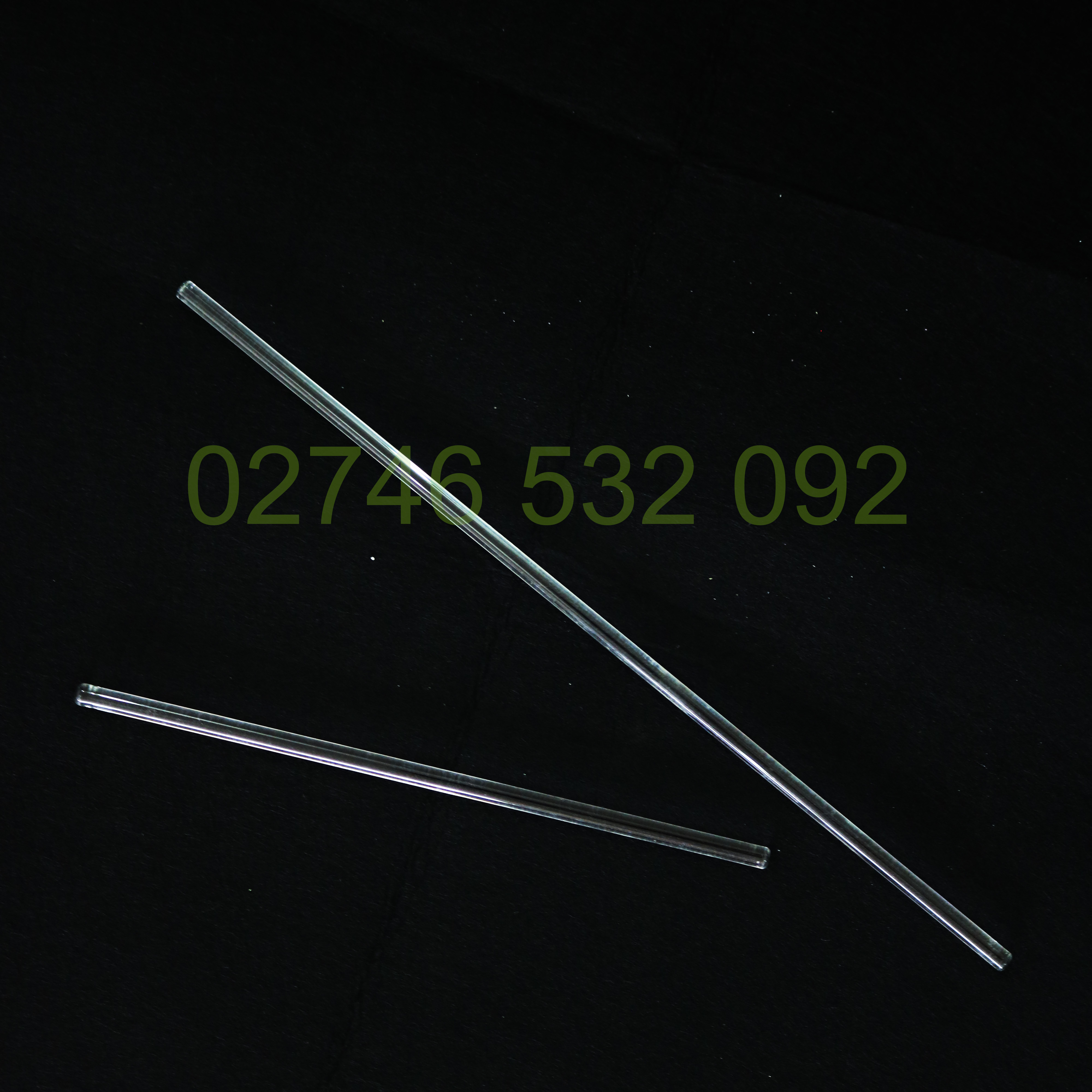 Đũa khuấy thủy tinh dài 20 cm và 30cm - Dụng cụ làm Son và Mỹ Phẩm Handmade