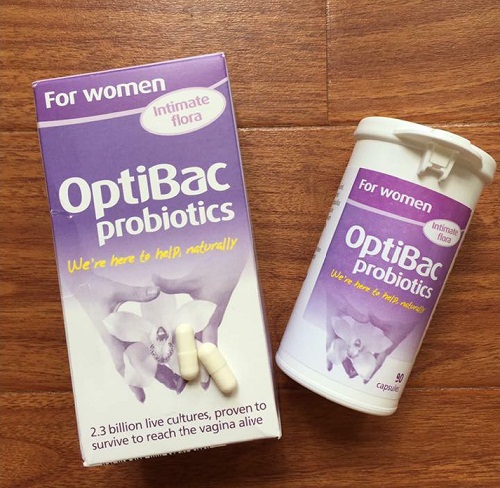 Men vi sinh viêm âm đạo Optibac probiotics tím 90 viên của Anh