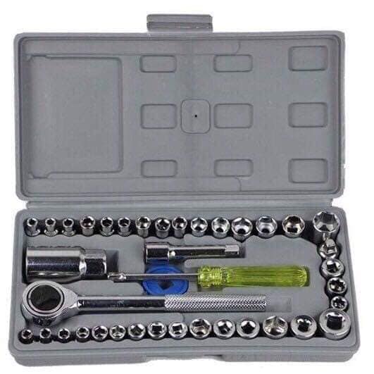 Bộ khẩu mở và siết ốc 40 chi tiết đa năng,tiện dụng