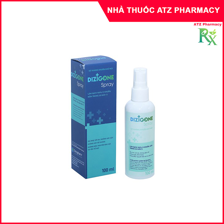 Xịt Kháng Khuẩn Khử Mùi Dizigone Spray 100ml