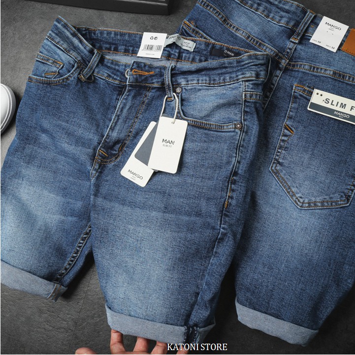 Quần short jean nam hàng vnxk