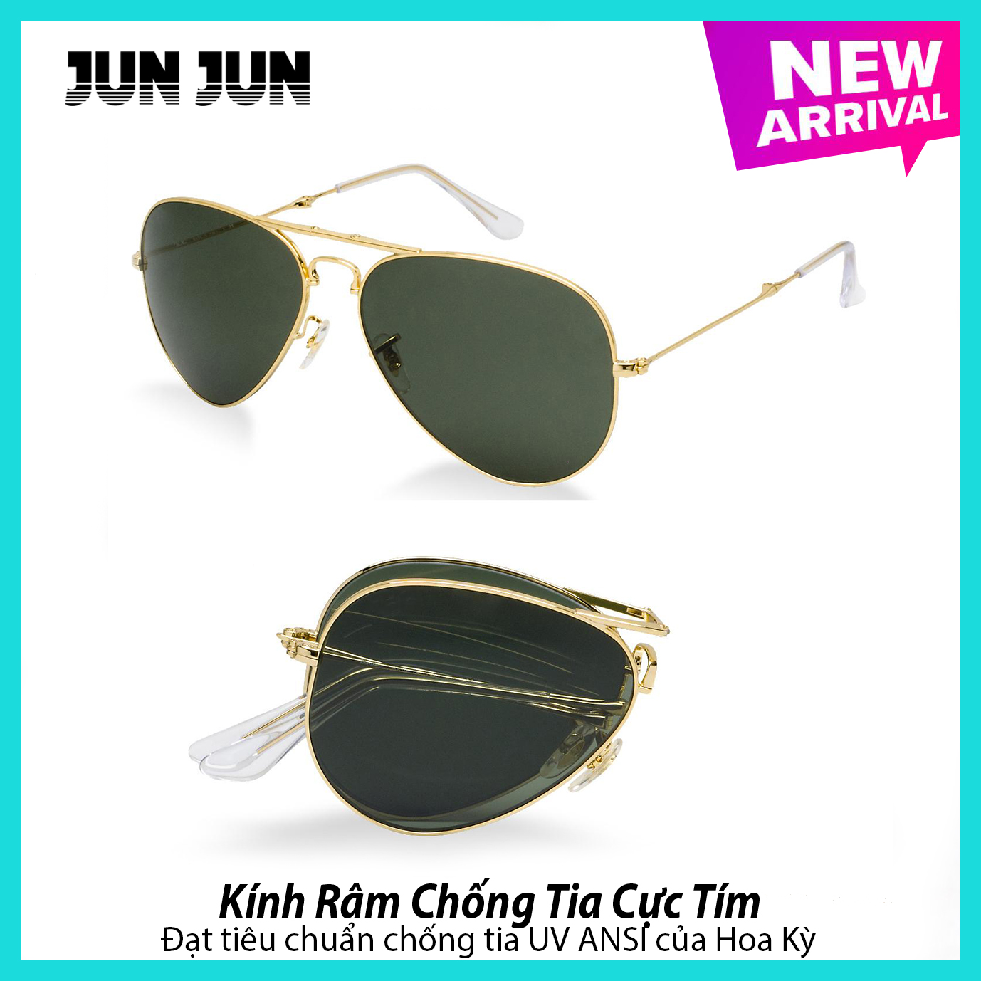 [FULLBOX] Kính mát nam thời trang cao cấp tròng kính chống tia UV - Mắt kính nam tròng Polaroid gọng gập gọn nhẹ RBGAP