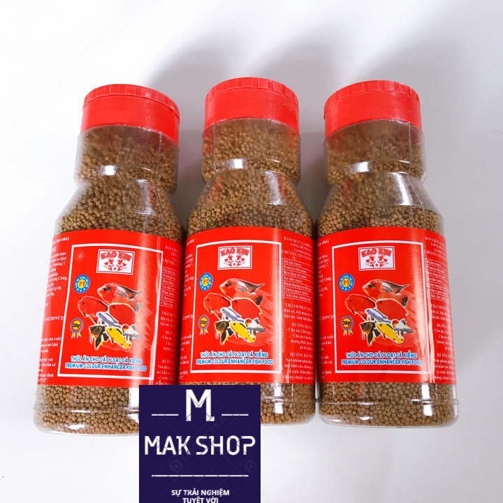 3 Hủ Thức Ăn cho Cá Cảnh Kao Kui Hủ Lớn 150g Viên Nhỏ, Đạm Cao, Mùi Thơm, Kích Thích Cá Ăn