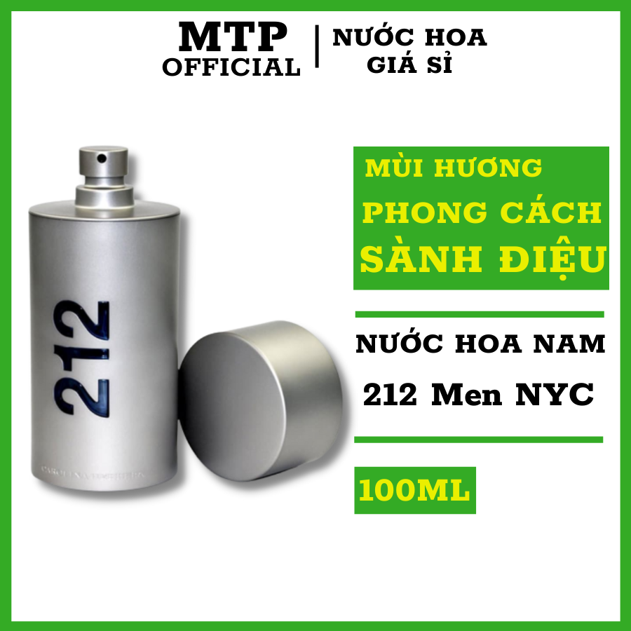 Nước hoa nam 212 men nyc dung tích 100ml