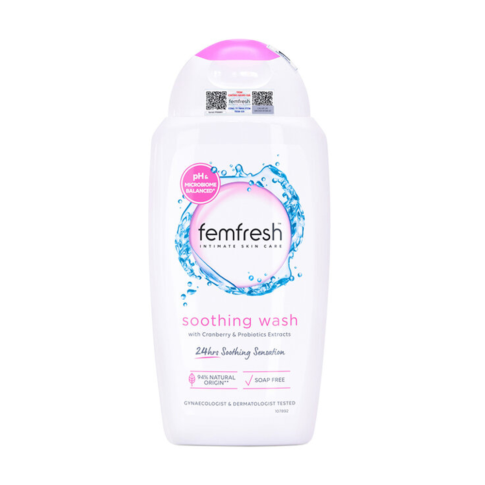 Dung dịch vệ sinh phụ nữ Femfresh Soothing Wash 250ml Extaste