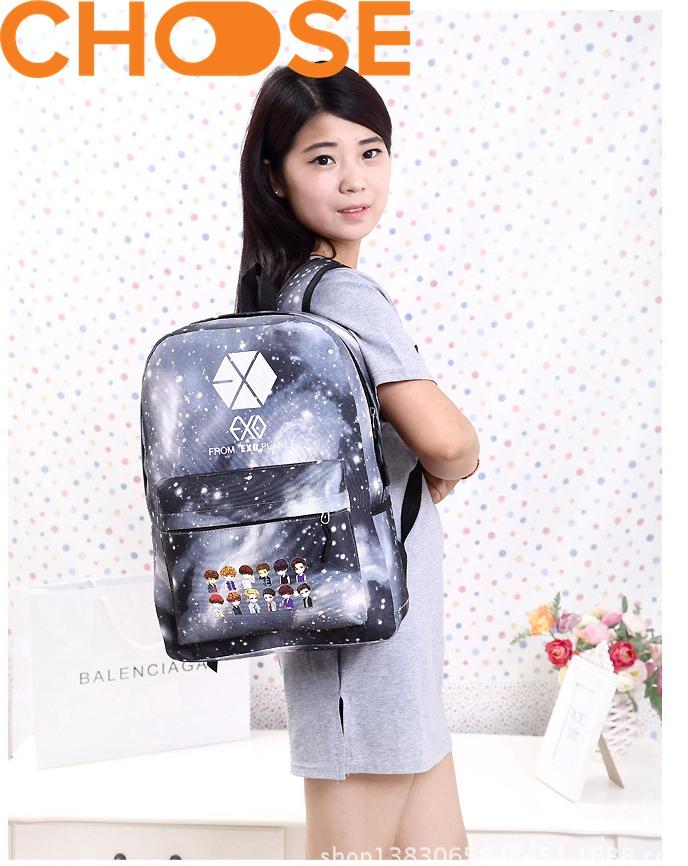 Balo Nữ Balo Nam Balo Unisex Balo Thời Trang Túi xách Tay Nữ Túi Xách Đeo Vai Balo GALAXY Thần Tượng BTS Hàn Quốc BB1202