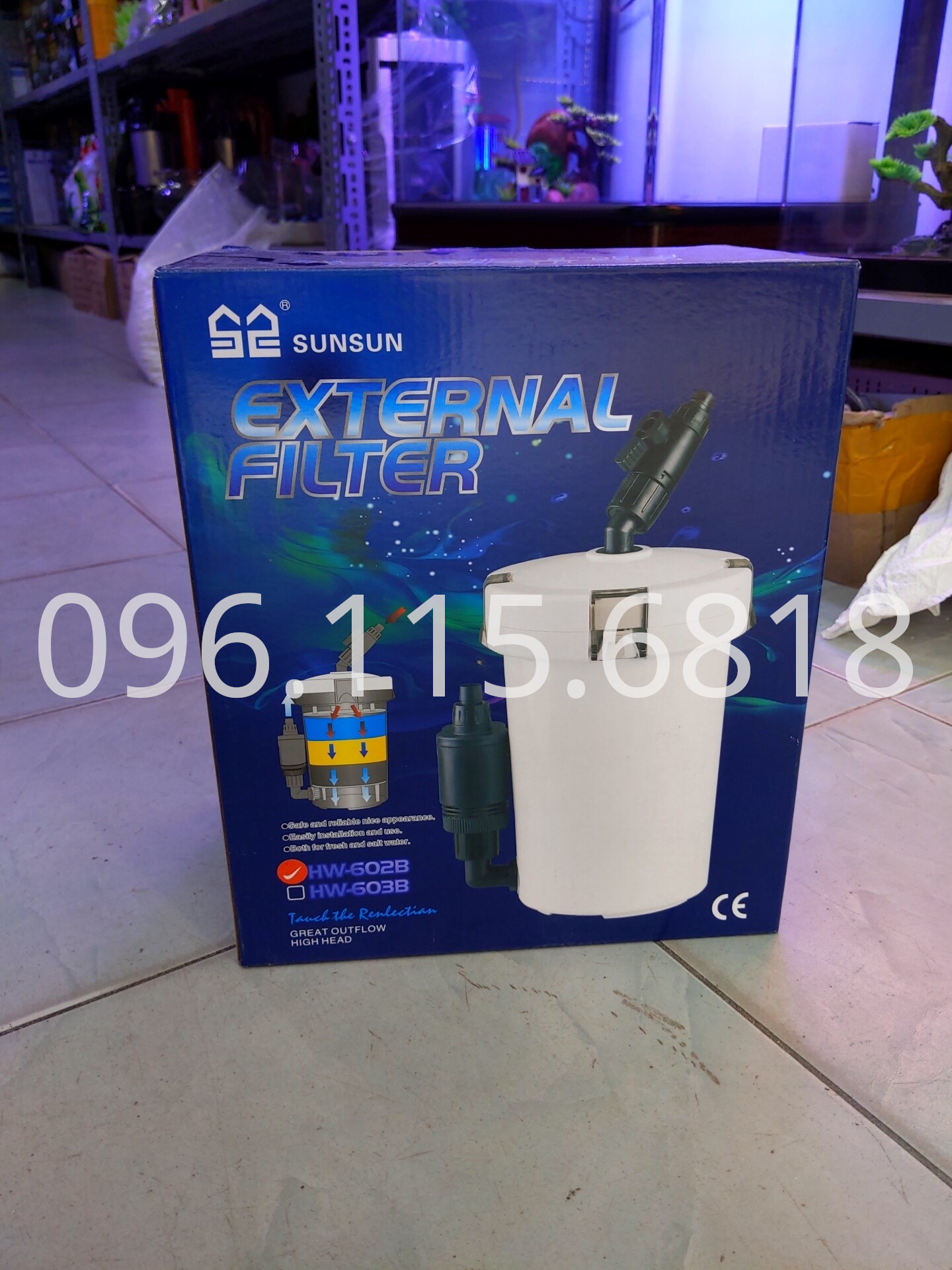 Lọc phụ kèm bơm sunsun hw 602b 603b 604b