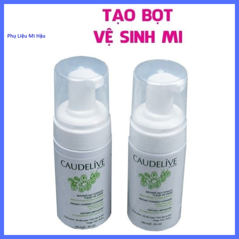 Chai Tạo Bọt Vệ Sinh Mi Caudelive, Chai Bơm Tạo Bọt Rữa Mi_Chai Rữa Mắt Không Cay_Phụ Liệu Mi Hậu