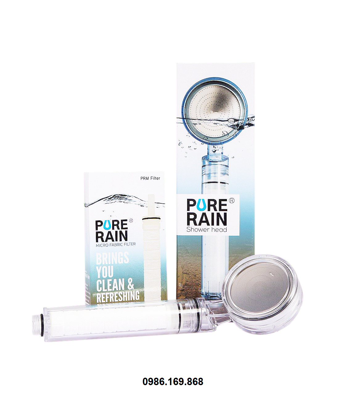 Vòi sen lọc nước đa chức năng PURE RAIN nhập khẩu Korea